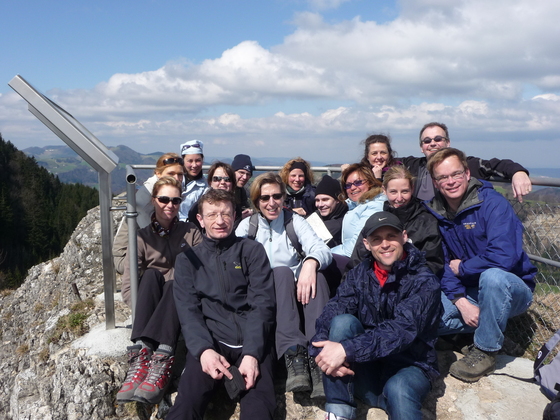 on the sunny top Photo