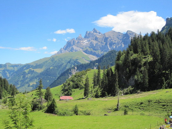 Climbing  in Barme, Champery 1st August Photo