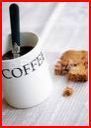 French/English Coffee and Cookies Picture