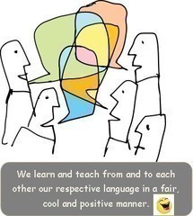 French/English language exchange Picture