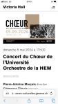 Concert du Chœur de l'Université, incl. a Geneva Runner Photo