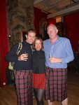 Lausanne St Andrew's Night pub crawl. (Men in kilts) Photo