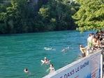 Swimming in the river Rhône - Jonction Photo