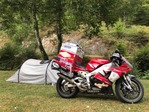 le camping moto Photo