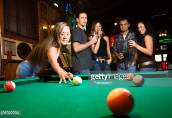 Geneva Pool / Billiards & Drinks Group Picture