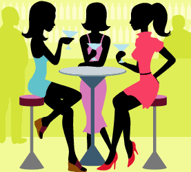 Girls in Vevey Socialising group Picture