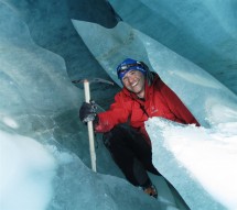 Zinal Glacier Ice Cave Picture