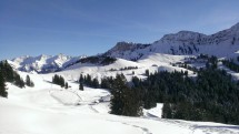 Snow shoeing/hiking in a Winter Wonderland/Les Paccots Picture