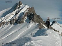 Tour of Haute Pointe, with snowshoes (1757m) Picture
