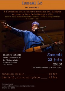ISMAEL LO at La Fete de la Musique/Africa Day 22june- Picture