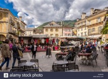 Day out at Domodossola market - Italy Picture