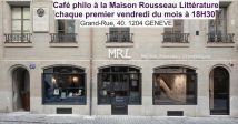Café philo Maison Rousseau Litterature. Genève Picture