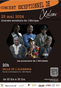 Celebrate Africa Day. Great concert Xalam II, 25th May,