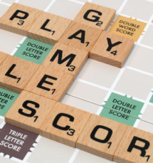 English Scrabble club weekly session