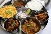 diwali inspired tamil nadu style thali meals for lunch Picture