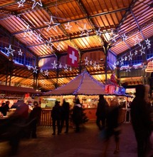 Montreux Christmas Market on sunday night (30 nov) Picture