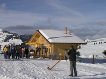 Snow-shoe hike Col des Mosses to Pra Cornet Picture