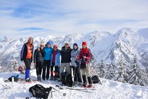 Snowshoeing on Mount Salève Picture