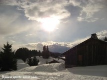 Winter hiking at the Mont Chery (Les Gets) Picture