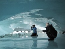 Zinal glacier Ice Cave Picture