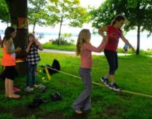 Exchange of French/English + Slackline + Picnic Picture