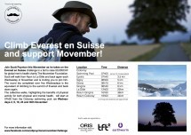 Scott Poynton’s Everest en Suisse Movember Challenge Picture