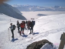 Snowshoeing on Col de la Golèse (1 660 m) Picture