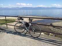 bike trip to Villeneuve from Lausanne Picture
